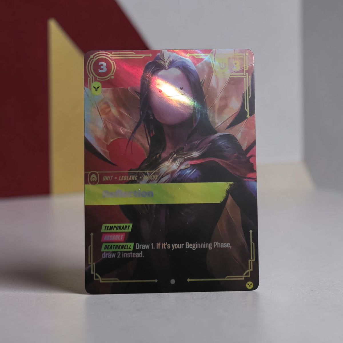 Yellow Leblanc Reflection Token Foil